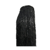 MEIMEIJ women's longuette skirt with black paillettes M4IHH4 100% polyester