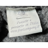 copy of H953 Reversible blue flat rib sweater 100% merino wool ISERE HS2942
