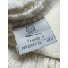H953 men's cardigan heavy wool with zip cream HS4257 MADE IN ITALY