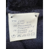 H953 men's wool sweatshirt blue with hood HS3381/U MADE IN ITALY