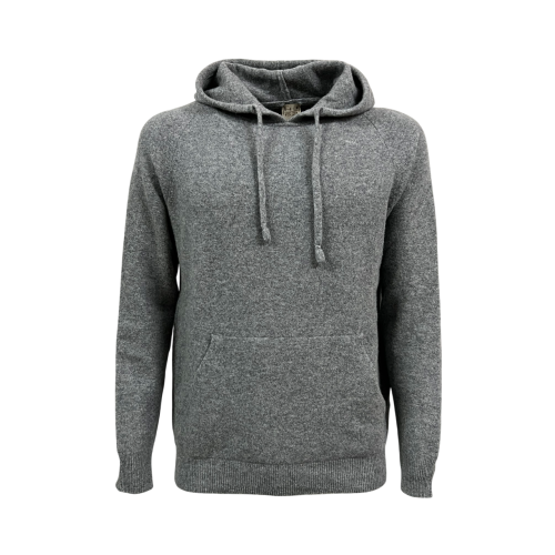 H953 men's grey wool sweatshirt with hood HS4275/U MADE IN ITALY