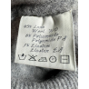 H953 men's grey wool sweatshirt with hood HS4275/U MADE IN ITALY