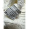 H953 men's crewneck sweater with cream braids HS4264A-NT 100% merino wool MADE IN ITALY