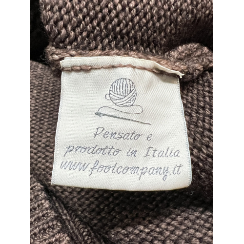 H953 men's sweater with braids HS3358 100% merino wool MADE IN ITALY