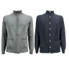 H953 men's blouson patch pockets HS3398 COREANA 100% cashmere MADE IN ITALY