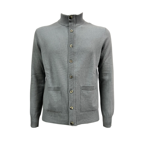 H953 men's blouson patch pockets HS3398 COREANA 100% cashmere MADE IN ITALY