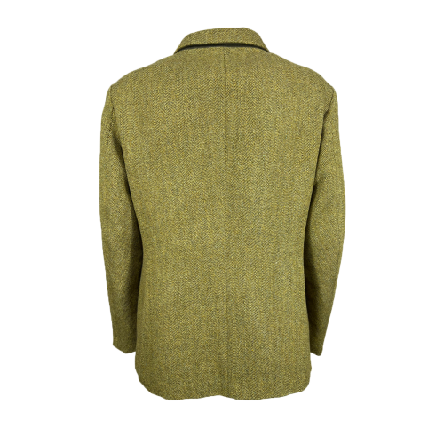 RR by Romano Ridolfi giacca lana uomo spinata verde/marrone GALLES FM-NEW HUN MADE IN ITALY