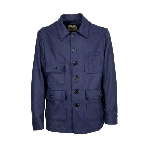 RR by Romano Ridolfi men's unlined jacket blue ROOS FWSFO MADE IN ITALY