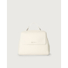 ORCIANI Sveva Soft small shoulder bag in white leather B01999 MADE IN ITALY