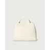 ORCIANI Sveva Soft small shoulder bag in white leather B01999 MADE IN ITALY