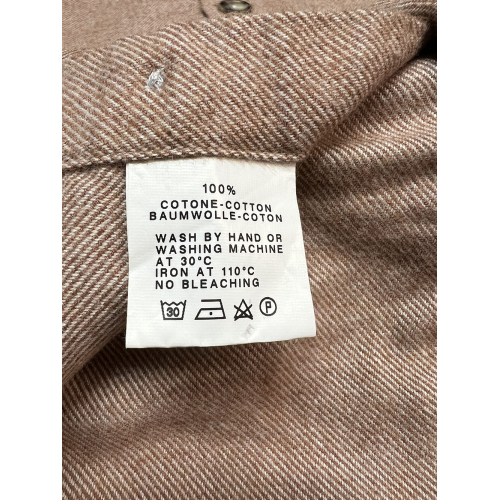 GMF 965 men's flannel shirt diagonal fabric bicolor SP353 942303 100% cotton