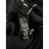NEIRAMI abito donna lungo nero righe bianche verticali D007RG MADE IN ITALY