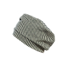 NEIRAMI basco donna righe nero/salvia AC07MS MADE IN ITALY