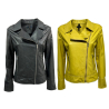 TALENTI women's washed leather jacket P418 CHIODO 100% leather