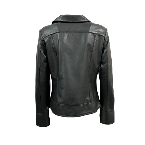 TALENTI giacca donna pelle lavata P418 CHIODO 100% pelle