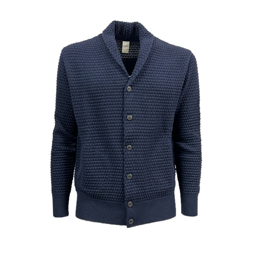 GRP men's technical shawl cardigan SPOTKNIT TEC 2 SHAWL 100% wool MADE IN ITALY