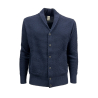 GRP men's technical shawl cardigan SPOTKNIT TEC 2 SHAWL 100% wool MADE IN ITALY