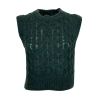 JUSTMINE gilet donna corto a trecce JABMFFW24-G045 MADE IN ITALY