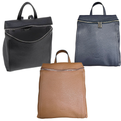 RIPANI deerskin backpack 8001OM EASY BACKPACK M 100% leather MADE IN ITALY