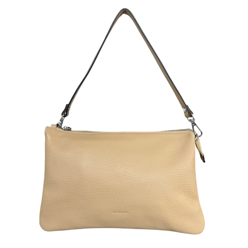 RIPANI Borsa a Spalla M 7070OM 2 Easy Handy Vera pelle effetto cervo MADE IN ITALY