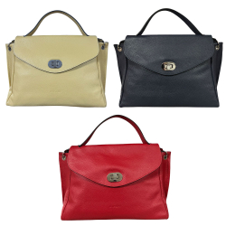 RIPANI borsa donna a spalla pelle cervo E281OJ CATERINA MADE IN ITALY