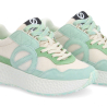 NØ Name women's shoes joggers aqua green CARTER ICE CREAM apple scent