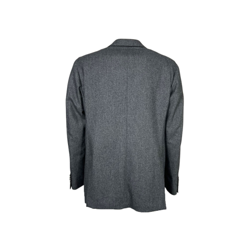 LUIGI BIANCHI unlined jacket gray flannel 3 buttons 2471/2 VITALE BARBERIS CANONICO