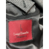LUIGI BIANCHI unlined jacket micro design grey/white 2 buttons 2043 12050/5 MADE IN ITALY