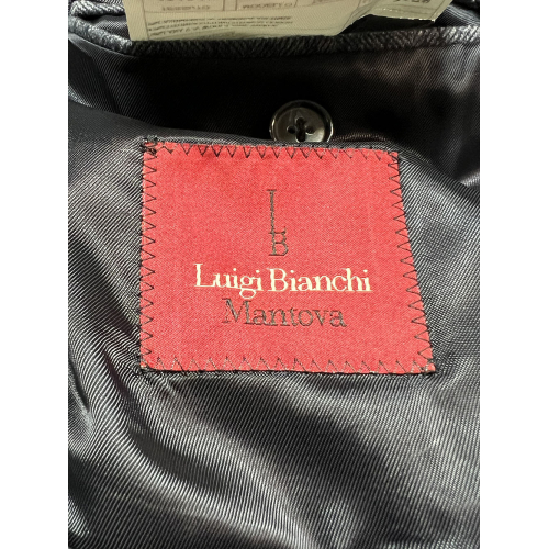 LUIGI BIANCHI unlined herringbone avio jacket 2 buttons 2043 12104/5 MADE IN ITALY
