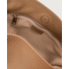 ORCIANI Dori Soft leather shoulder bucket bag with kiwi shoulder strap B02192 MADE IN ITALY