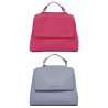 ORCIANI Sveva Soft Small Leather Handbag with Shoulder Strap B01999 MADE IN ITALY