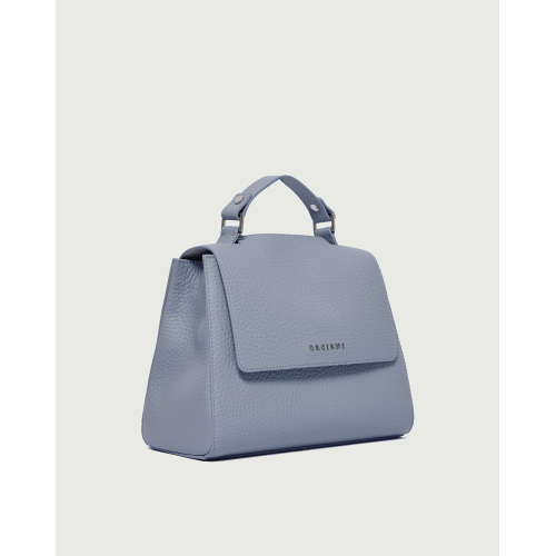 ORCIANI Borsa Sveva Soft Piccola a mano in pelle con tracolla B01999 MADE IN ITALY