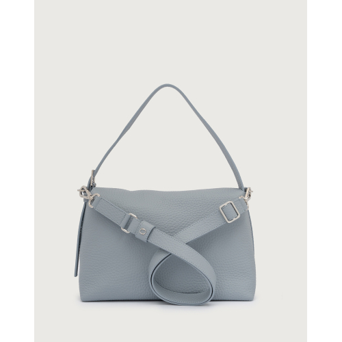 ORCIANI Borsa a spalla Nana Soft in pelle martellata con tracolla B02176 MADE IN ITALY