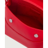 ORCIANI Nana Small Soft leather red handbag with shoulder strap B02175 MADE IN ITALY