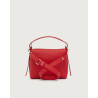 ORCIANI Nana Small Soft leather red handbag with shoulder strap B02175 MADE IN ITALY