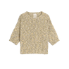 INDI&COLD maglia donna melange verde/giallo GB480 100% cotone MADE IN ITALY