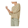 INDI&COLD maglia donna melange verde/giallo GB480 100% cotone MADE IN ITALY