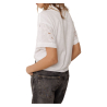 INDI&COLD women's white shirt cotton/sangallo SK350 100% organic cotton