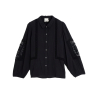 INDI&COLD women's shirt cotton double gauze and lace BK207 100% organic cotton