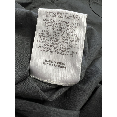INDI&COLD camicia donna grigio cotone/sangallo MC114 100% cotone biologico