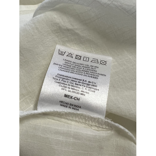INDI&COLD women's ivory shirt BK246 100% organic cotton