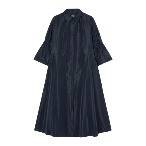 PERSONA by Marina Rinaldi abito donna chemisier taffettas blu 2513221011600 RENNES