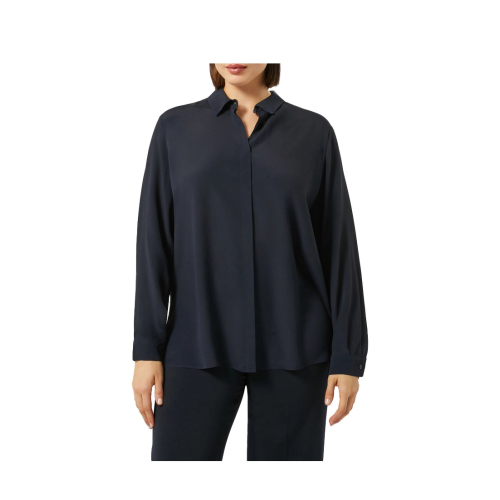 PERSONA by Marina Rinaldi TIMELESS line women's blue shirt 2423116051600 BETTY