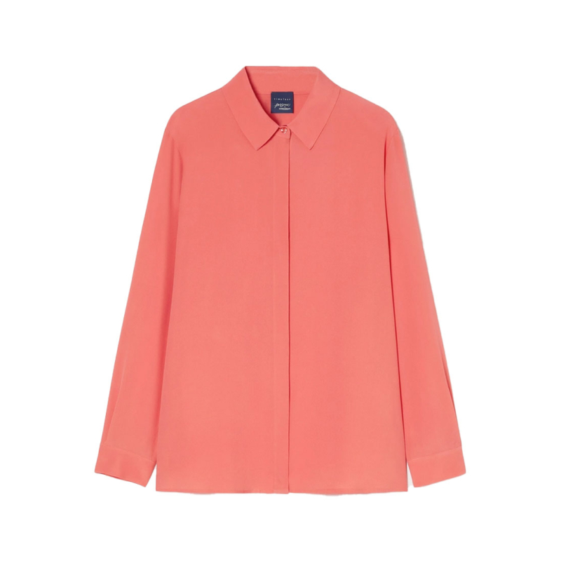 PERSONA by Marina Rinaldi TIMELESS line women's coral shirt 2423116051600 BETTY