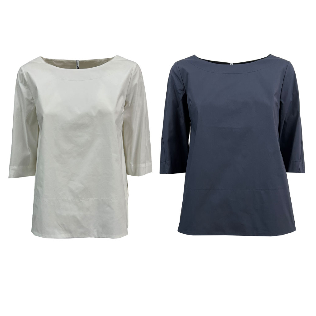 LIVIANA CONTI women's trapeze blouse F5SK06 GIOVI MADE IN ITALY