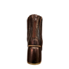 KUDETA’ stivale donna basso laminato cioccolato 514505 LAME’ MADE IN ITALY