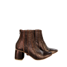 KUDETA’ stivale donna basso laminato cioccolato 514505 LAME’ MADE IN ITALY