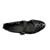 KUDETA’ women's ballerina black perforated leather 514406 FAR WEST MADE IN ITALY