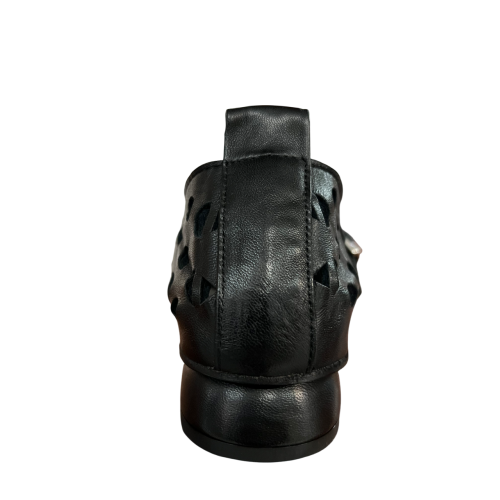 KUDETA’ ballerina donna pelle traforata nera 514406 FAR WEST MADE IN ITALY