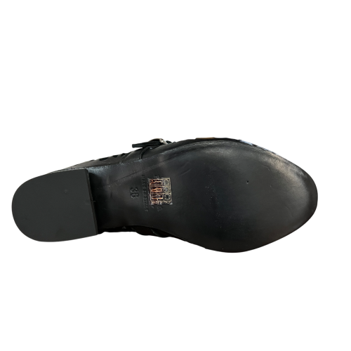KUDETA’ ballerina donna pelle traforata nera 514406 FAR WEST MADE IN ITALY